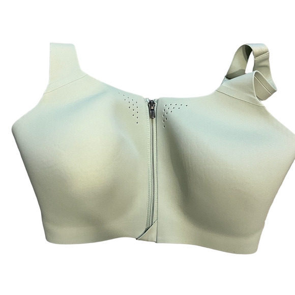 Victorias Secret light green VSX Featherweight Max™ Front-Close Sports Bra 36DDD - Picture 1 of 6